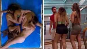 Adolescenti brasiliani catturati dalla telecamera in trio esplicito con antonio grande