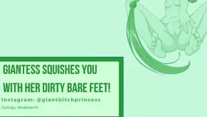 Giantess neckt dich mit ihren Zehen, bevor sie dich mit ihren dreckigen, nackten Füßen trampelt! f4m joi Audio-Porno